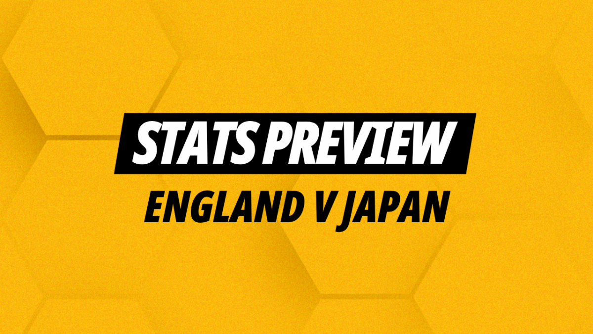 Image for England v Japan three stats and three bets